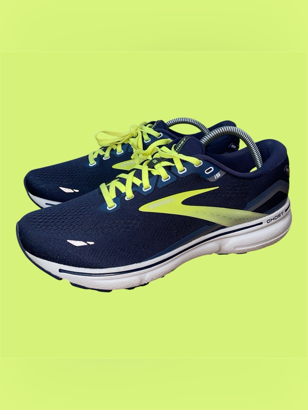 Brooks Ghost 15 Men's Size 10 D Peacoat Blue Nightlife Running Shoes Sneakers